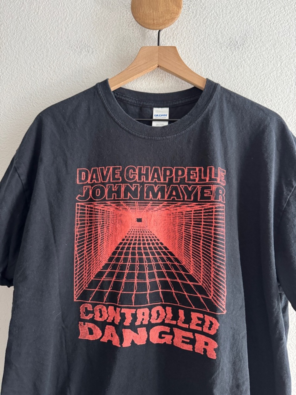 Dave Chappelle John Mayer Controlled Danger Tour Shirt - Picture 2 of 6